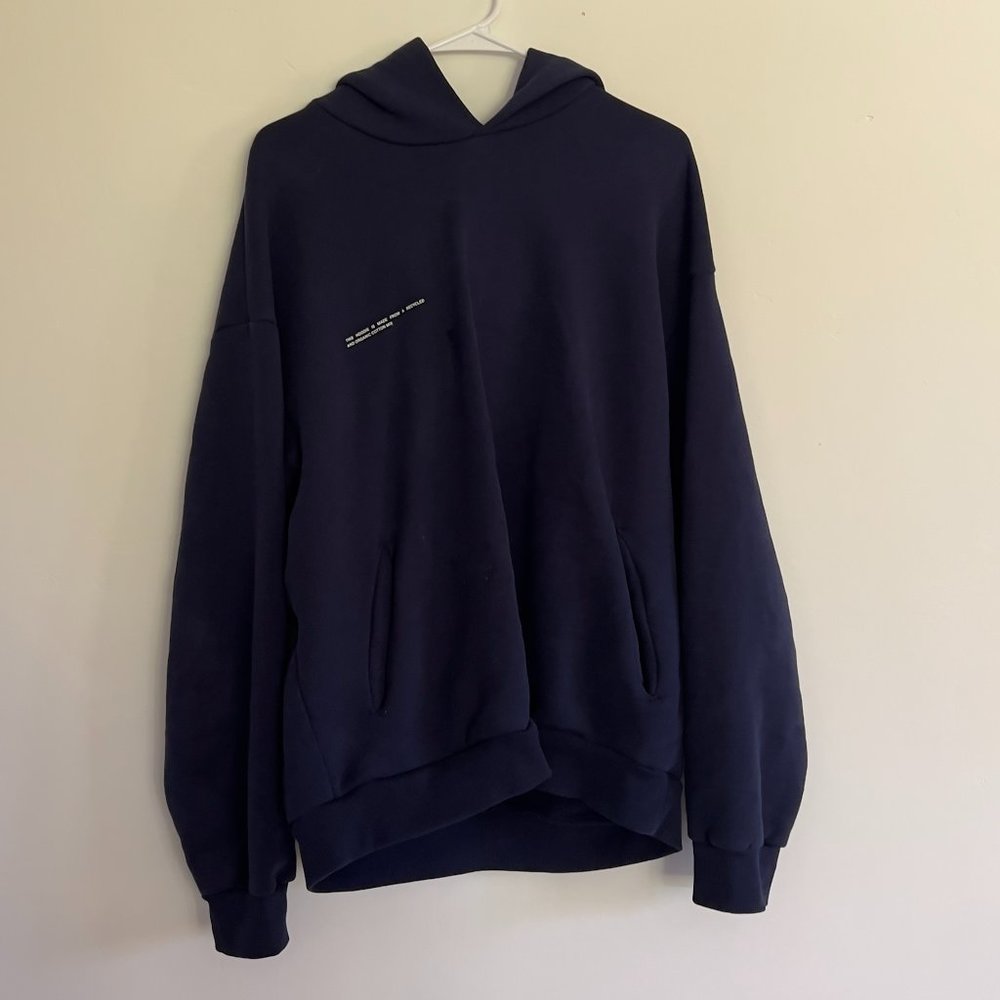 Navy Pangaia Hoodie L